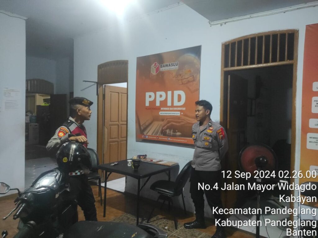 Sat Samapta Polres Pandeglang Cek Kesiapsiagaan Personel Pengamanan Kantor Bawaslu Selama Tahapan Pilkada 2024 9 WhatsApp Image 2024 09 12 at 06.03.33